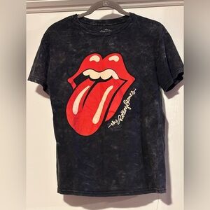 The Rolling Stones Black and Red Short Sleeve Tee
